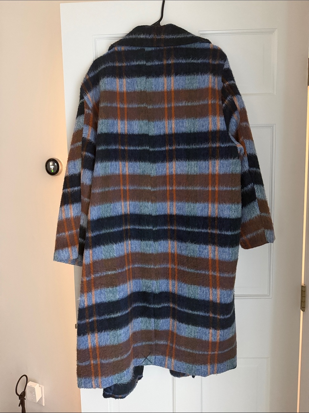 Fashon nova, Brown & Black Plaid Wool-Blend Coat